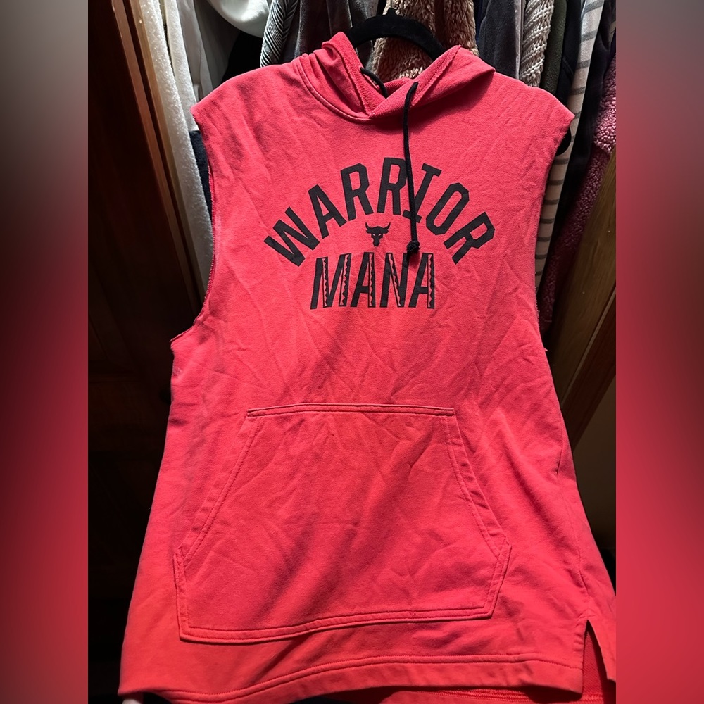 Under Armour | Project Rock Mana sleeveless hoodie | Size Medium